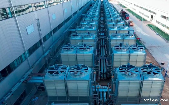 新利电竞硅材料智能型节水消雾闭式循环水冷却项目